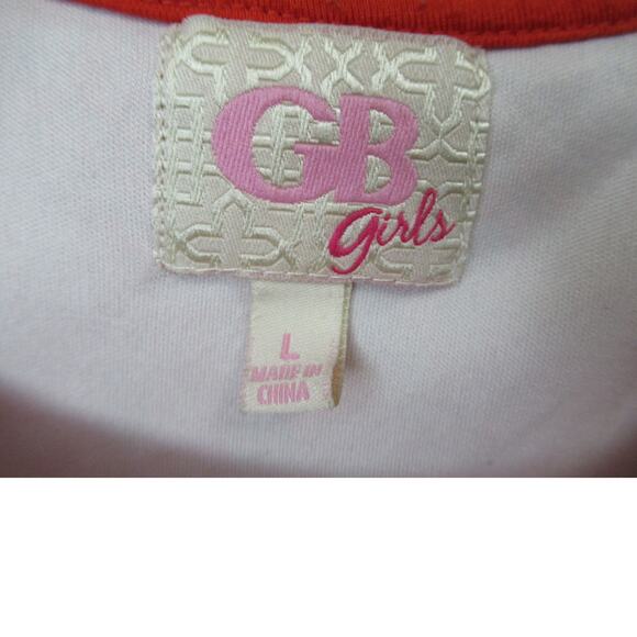 #5 GB girls Peach and white lace long sleeve dress - Picture 3 of 3